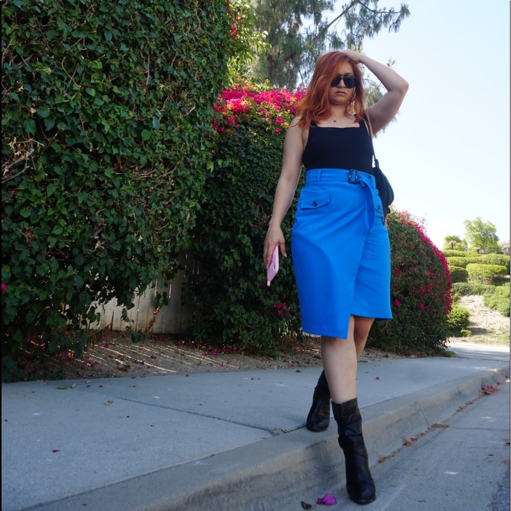 Ann Taylor belt skirt